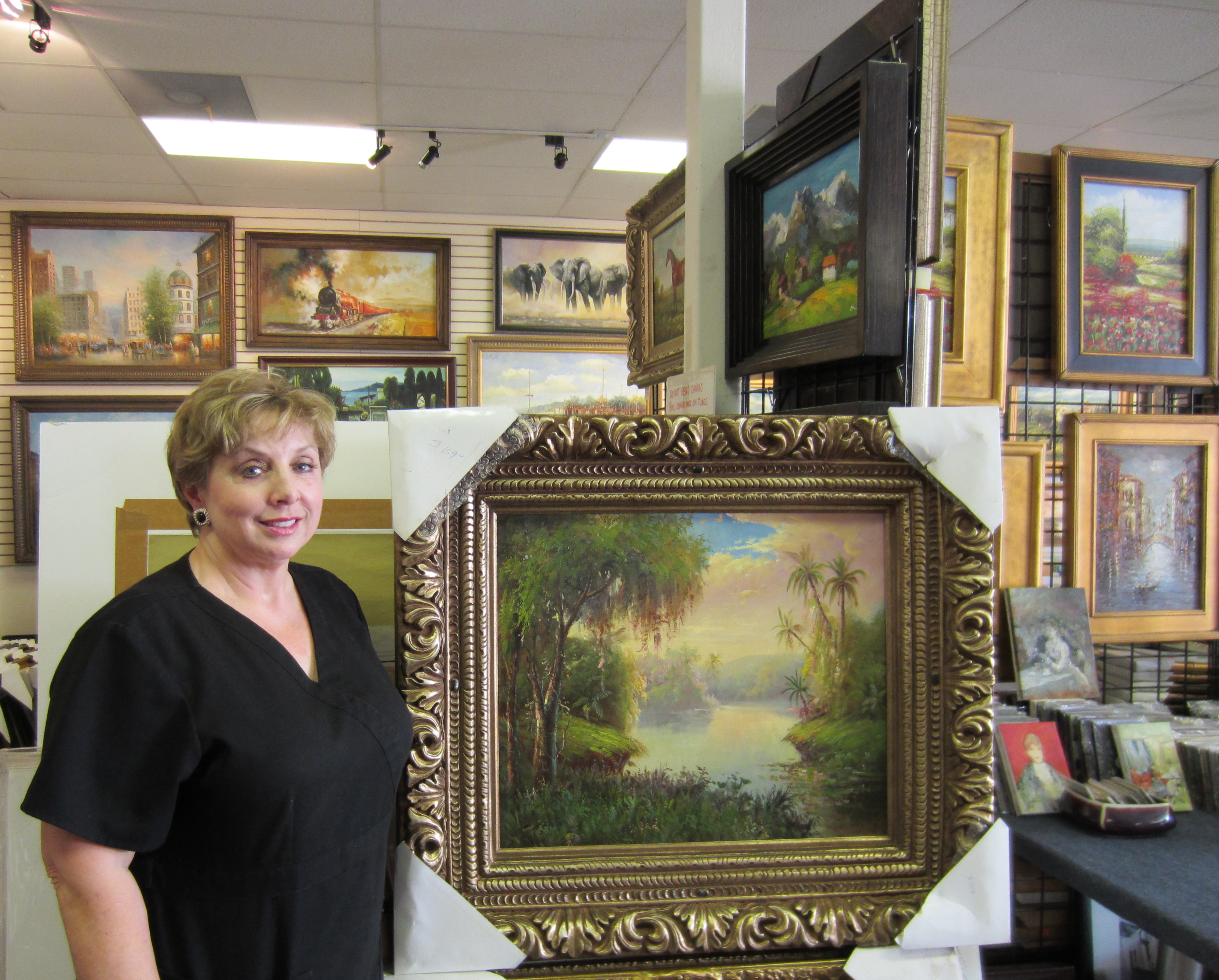 Framed Oil Painting